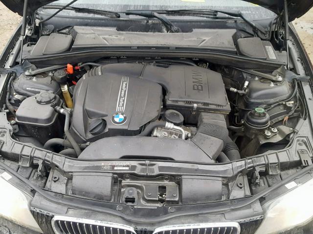 WBAUN7C55BVM25509 - 2011 BMW 135 I BLACK photo 7