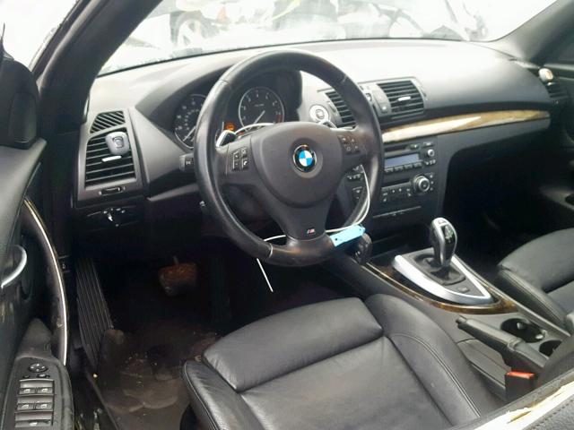 WBAUN7C55BVM25509 - 2011 BMW 135 I BLACK photo 9