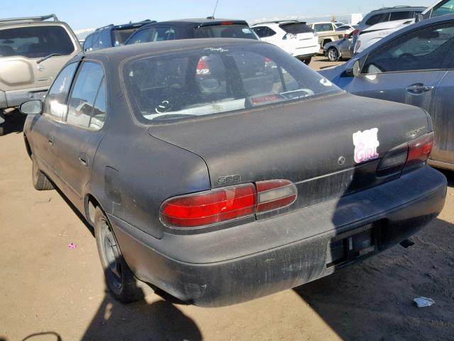 1Y1SK5268VZ446865 - 1997 GEO PRIZM BASE BLACK photo 3