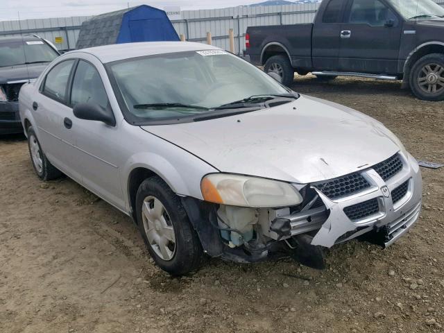 1B3EL36X64N389336 - 2004 DODGE STRATUS SE SILVER photo 1