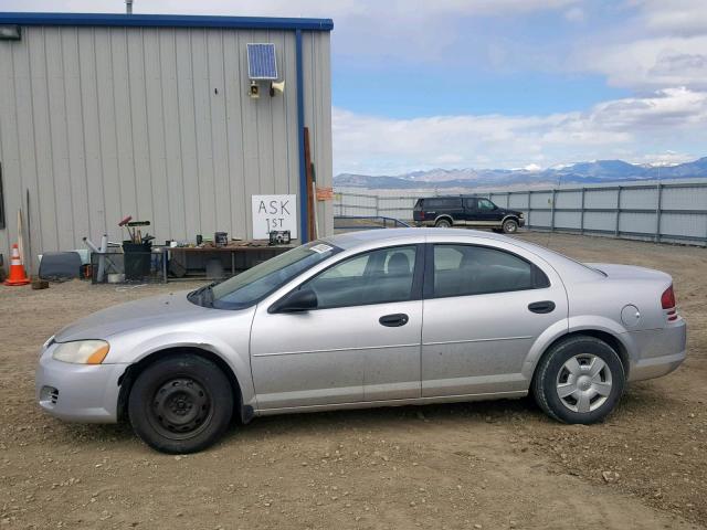 1B3EL36X64N389336 - 2004 DODGE STRATUS SE SILVER photo 9