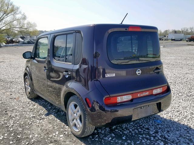 JN8AZ2KR0BT203767 - 2011 NISSAN CUBE BASE BROWN photo 3