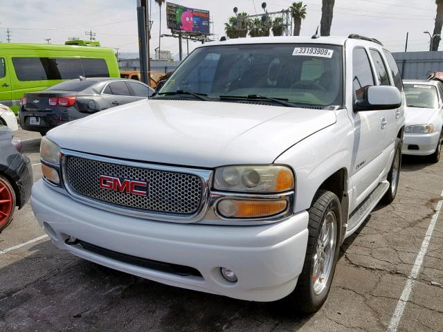 1GKEK63U24J246649 - 2004 GMC YUKON DENA WHITE photo 2