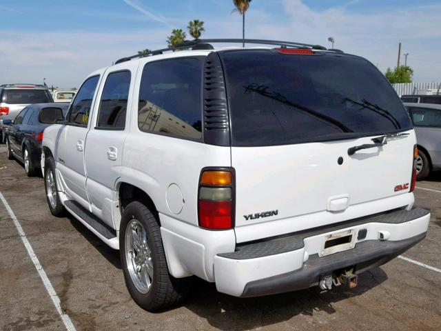 1GKEK63U24J246649 - 2004 GMC YUKON DENA WHITE photo 3