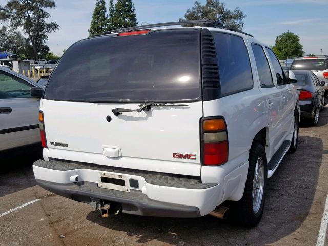 1GKEK63U24J246649 - 2004 GMC YUKON DENA WHITE photo 4