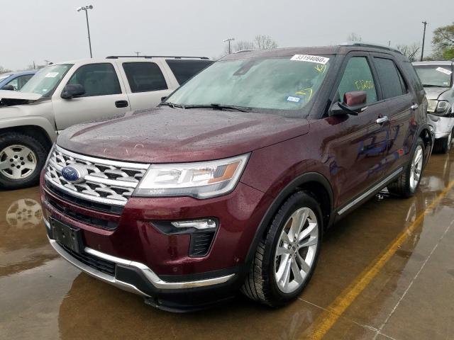 1FM5K7F86JGA13412 - 2018 FORD EXPLORER LIMITED  photo 2