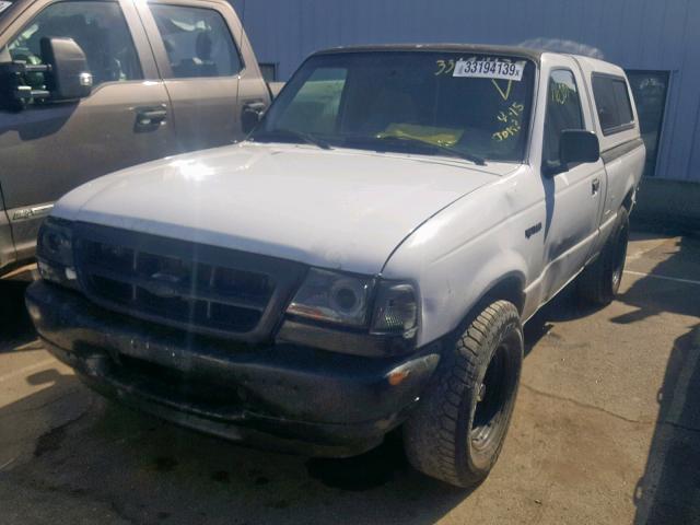 1FTYR10C4YPA24751 - 2000 FORD RANGER WHITE photo 2