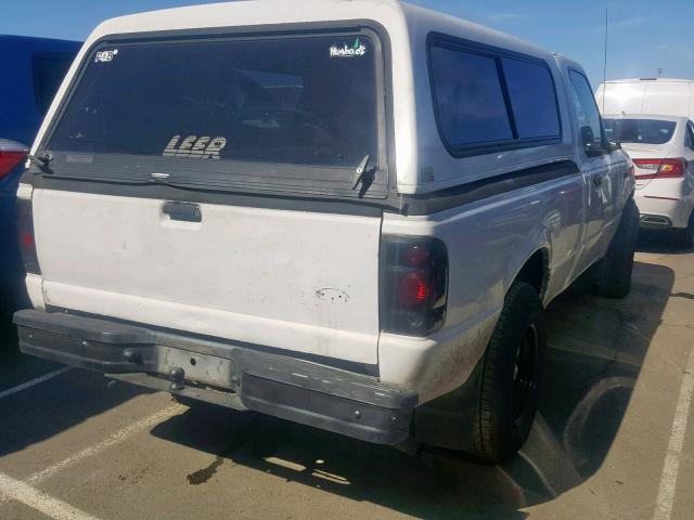 1FTYR10C4YPA24751 - 2000 FORD RANGER WHITE photo 4