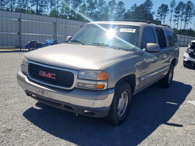 3GKEC16T11G288195 - 2001 GMC YUKON XL C TAN photo 2