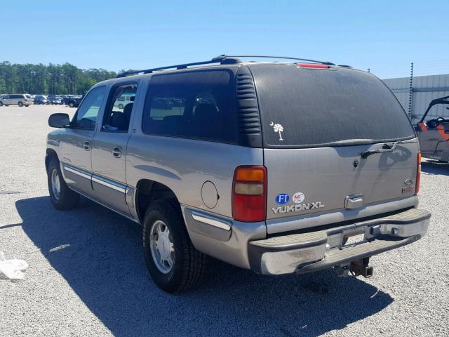 3GKEC16T11G288195 - 2001 GMC YUKON XL C TAN photo 3