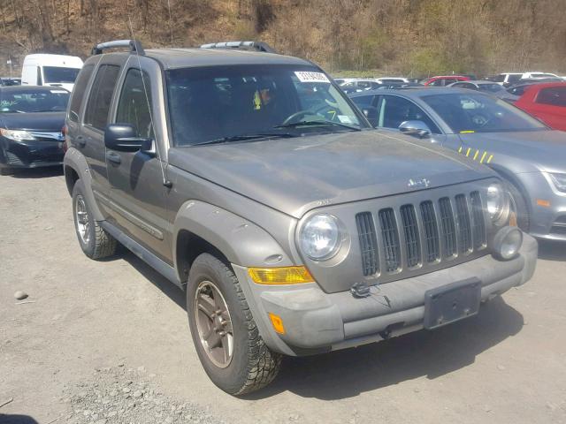 1J4GL38K95W593496 - 2005 JEEP LIBERTY RE BEIGE photo 1