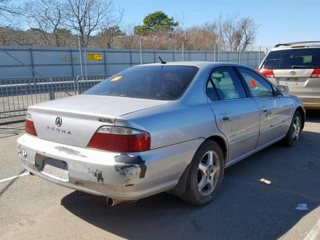 19UUA56703A026341 - 2003 ACURA 3.2TL SILVER photo 4