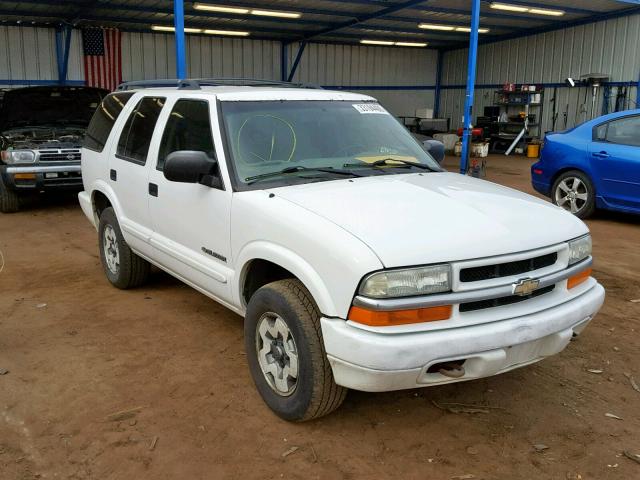 1GNDT13X14K146058 - 2004 CHEVROLET BLAZER WHITE photo 1