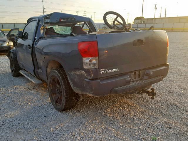 5TFJV52168X003142 - 2008 TOYOTA TUNDRA GRAY photo 3