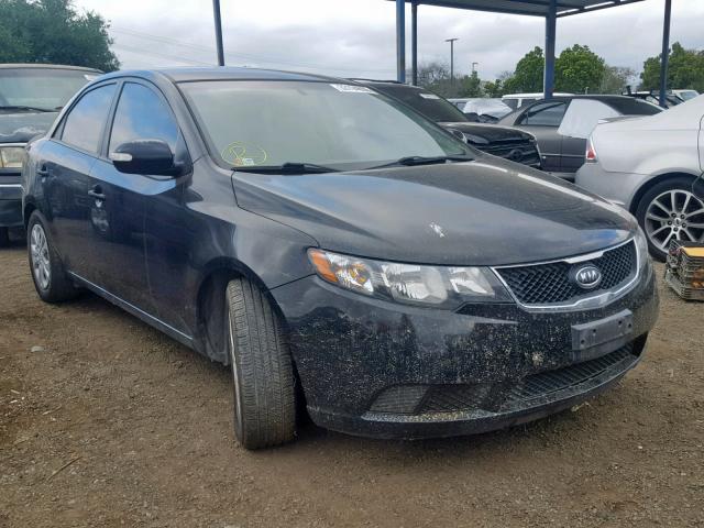 KNAFU4A2XA5269968 - 2010 KIA FORTE EX BLACK photo 1