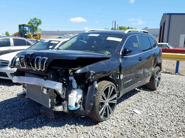 1C4PJLLB2KD249194 - 2019 JEEP CHEROKEE L BLACK photo 2