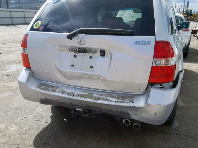 2HNYD18963H536610 - 2003 ACURA MDX TOURIN SILVER photo 9