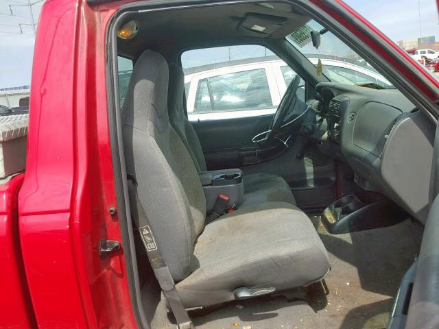 1FTYR10U62TA49514 - 2002 FORD RANGER RED photo 5