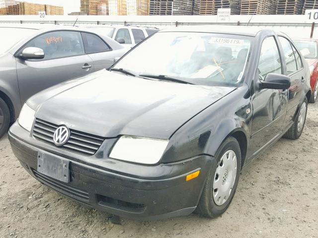 3VWRS29M91M033545 - 2001 VOLKSWAGEN JETTA GL BLACK photo 2