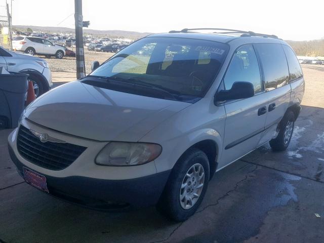 1C4GJ25362B687986 - 2002 CHRYSLER VOYAGER WHITE photo 2