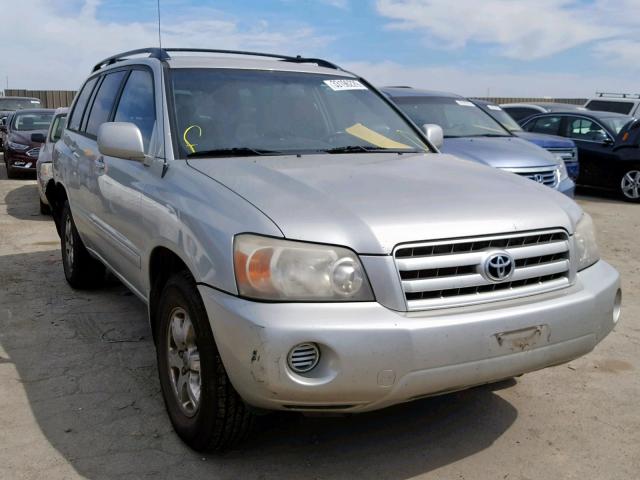 JTEGP21A540029508 - 2004 TOYOTA HIGHLANDER SILVER photo 1