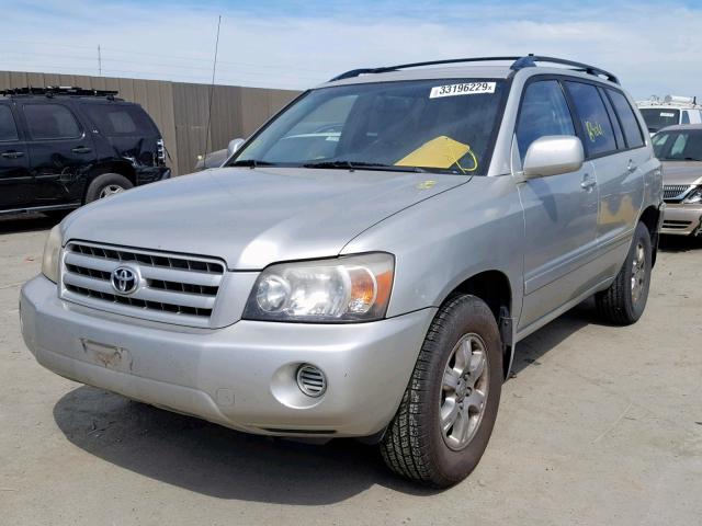 JTEGP21A540029508 - 2004 TOYOTA HIGHLANDER SILVER photo 2