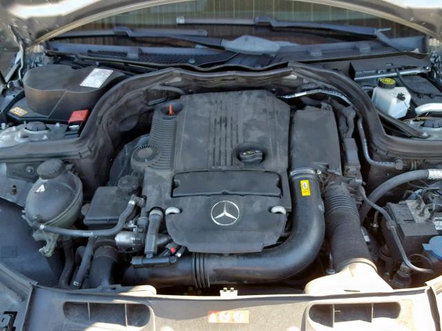 WDDGF4HB5ER309806 - 2014 MERCEDES-BENZ C 250 GRAY photo 7