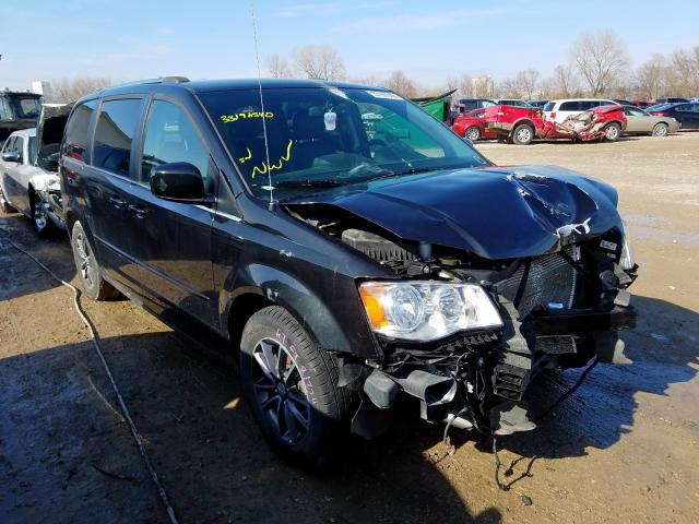 2C4RDGCG7HR800082 - 2017 DODGE GRAND CARAVAN SXT  photo 1