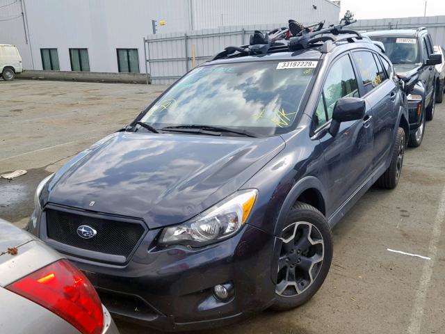 JF2GPAVC0E8348295 - 2014 SUBARU XV CROSSTR GRAY photo 2