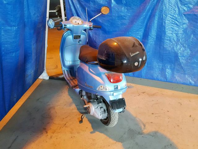 ZAPM448F375008563 - 2007 VESPA LX 150 BLUE photo 3