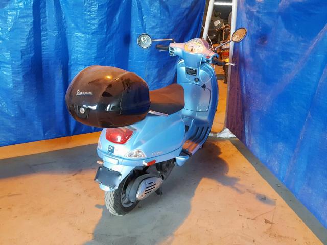 ZAPM448F375008563 - 2007 VESPA LX 150 BLUE photo 4