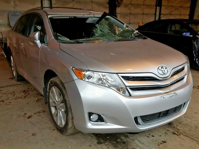 4T3BA3BB3EU064977 - 2014 TOYOTA VENZA LE SILVER photo 1