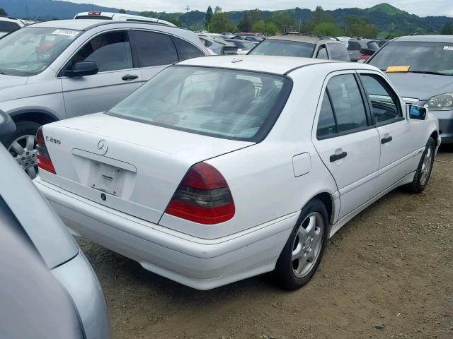 WDBHA29G7YA830751 - 2000 MERCEDES-BENZ C 280 WHITE photo 4