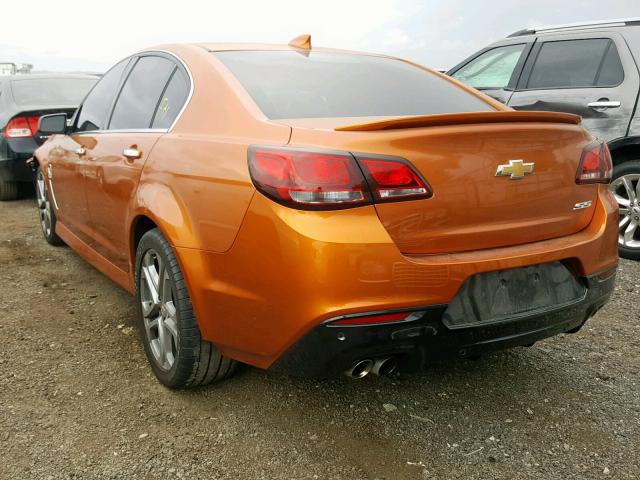 6G3F15RWXHL300413 - 2017 CHEVROLET SS ORANGE photo 3