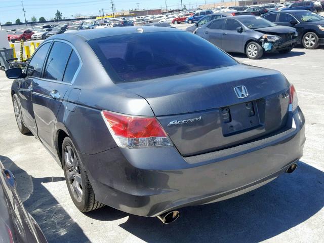 1HGCP3F86AA003005 - 2010 HONDA ACCORD EXL GRAY photo 3