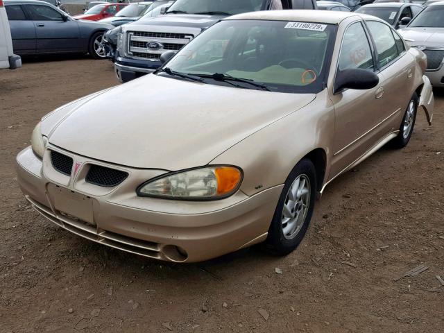 1G2NF52E84C214303 - 2004 PONTIAC GRAND AM S GOLD photo 2