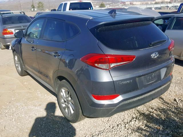 KM8J3CA42JU598841 - 2018 HYUNDAI TUCSON SEL GRAY photo 3