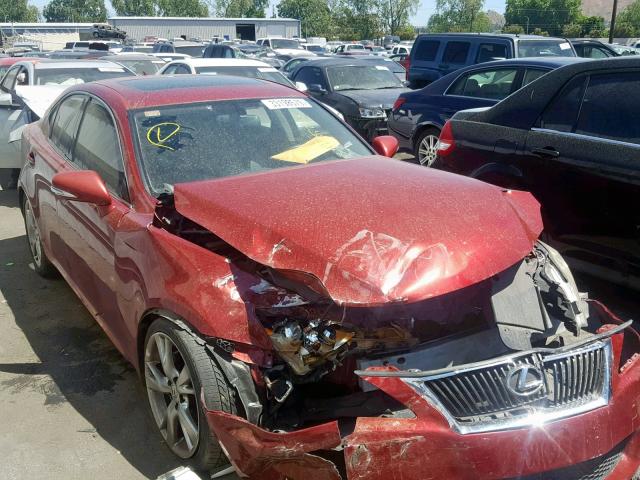 JTHBK262295100574 - 2009 LEXUS IS 250 BURGUNDY photo 1