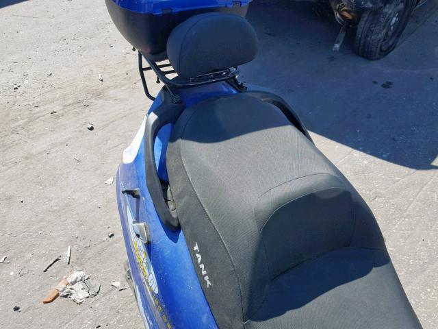 3CG3E1D4363001241 - 2006 TANK SCOOTER BLUE photo 6