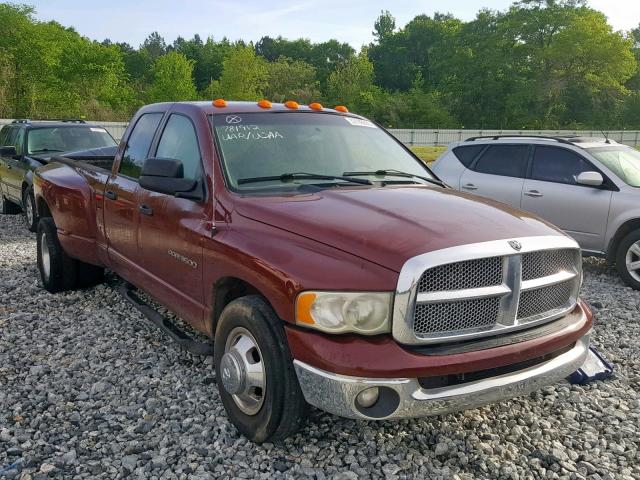 3D7MA48C83G781912 - 2003 DODGE RAM 3500 S BURGUNDY photo 1