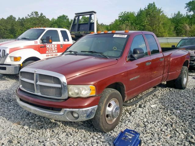 3D7MA48C83G781912 - 2003 DODGE RAM 3500 S BURGUNDY photo 2