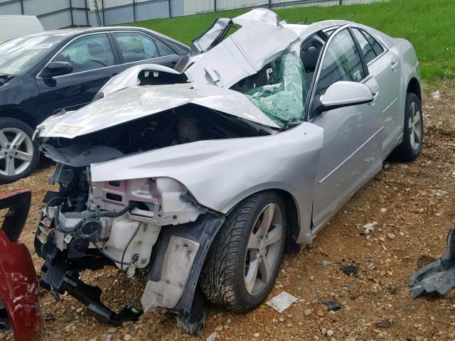 1G1ZJ57B09F124135 - 2009 CHEVROLET MALIBU 2LT SILVER photo 2