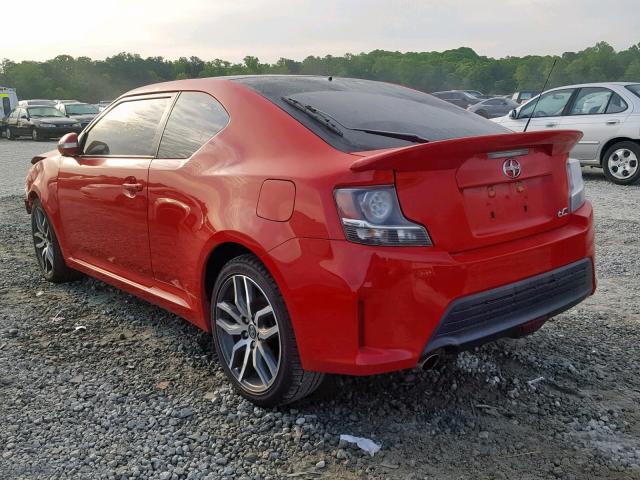 JTKJF5C73GJ015033 - 2016 TOYOTA SCION TC RED photo 3