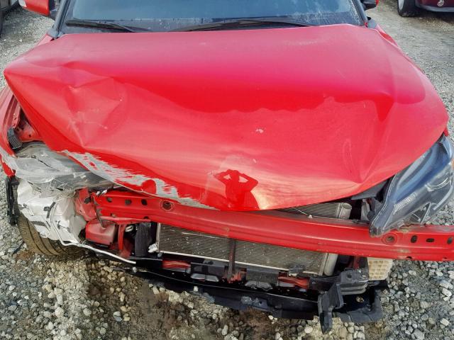 JTKJF5C73GJ015033 - 2016 TOYOTA SCION TC RED photo 7