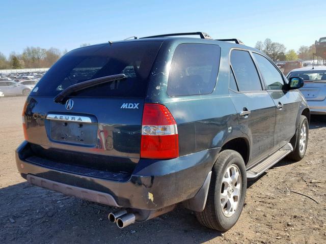 2HNYD18671H534898 - 2001 ACURA MDX TOURIN GREEN photo 4