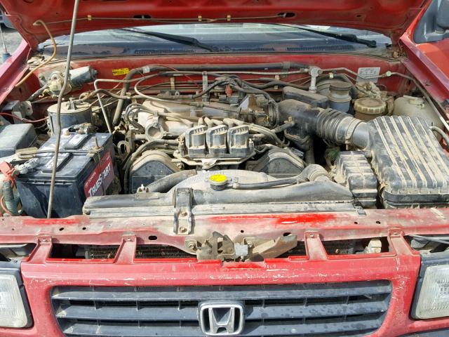 4S6CG58V5S4407512 - 1995 HONDA PASSPORT L RED photo 7