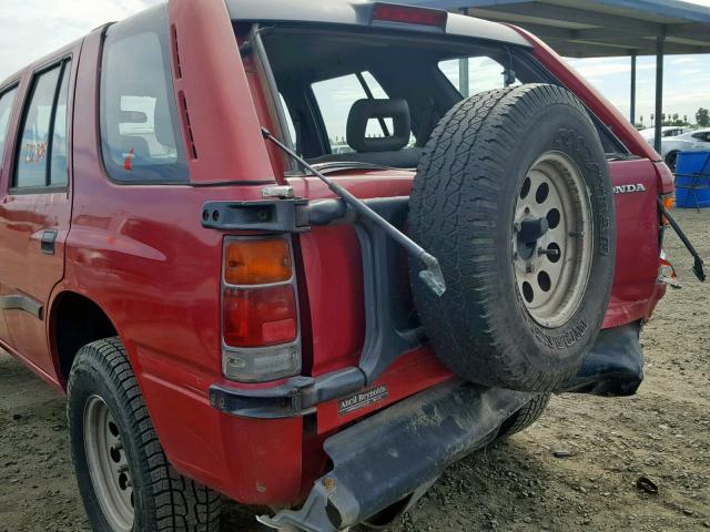 4S6CG58V5S4407512 - 1995 HONDA PASSPORT L RED photo 9