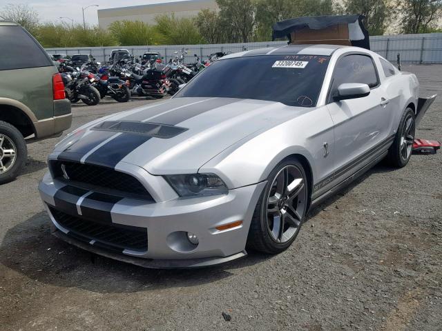 1ZVBP8JS2A5171336 - 2010 FORD MUSTANG SH SILVER photo 2