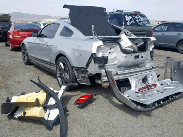 1ZVBP8JS2A5171336 - 2010 FORD MUSTANG SH SILVER photo 3