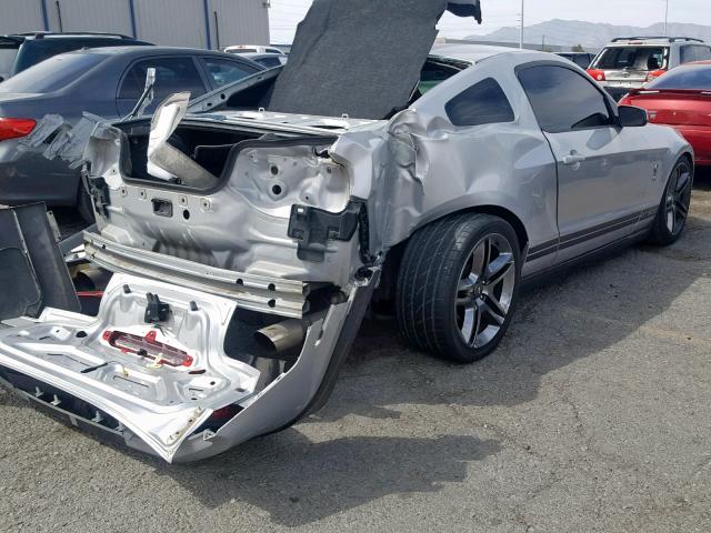 1ZVBP8JS2A5171336 - 2010 FORD MUSTANG SH SILVER photo 4